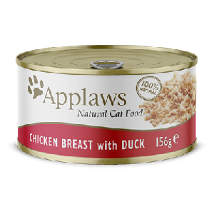 Applaws Cat Chicken Breast with Duck konservi kaķiem ar vistas krūtiņu un pīli 156g