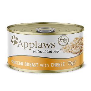 Applaws Cat Chicken Breast with Cheese konservi kaķiem ar vistas krūtiņu un sieru 70g