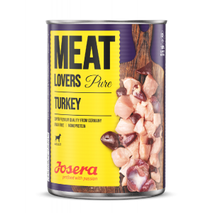 Josera Meat Lovers Pure Turkey konservi suņiem ar tītaru 400g