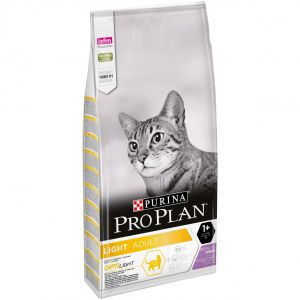 Pro Plan Cat Light barība kaķiem ar lieko svaru, ar tītaru 10kg