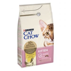 Cat Chow Kitten barība kaķēniem ar vistu 400g