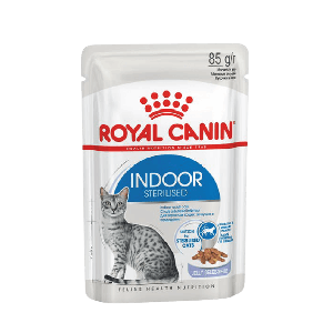 Royal Canin FHN Indoor Jelly konservi kaķiem 12x85g