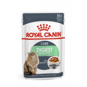 Royal Canin FCN Digest sensitive in gravy konservi kaķiem 12x85g