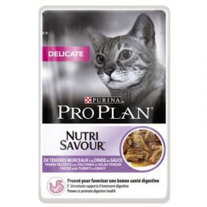 PRO PLAN Delicate konservi kaķiem ar tītara gaļu 13 x 85g