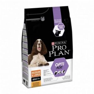 Pro Plan  Medium & Large Adult 7+ barība vidējo un lielo škirņu suņiem ar vistu 3kg