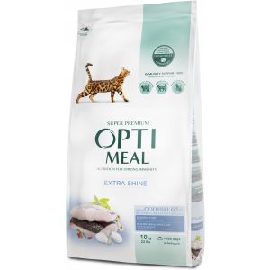 Optimeal Cod fish fillet sausā barība kaķiem ar augstu mencas sastāvu 10kg