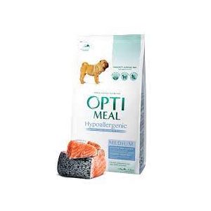 Optimeal Hypoallergenic Medium breed barība vidējo šķirņu suņiem ar laša fileju 12kg
