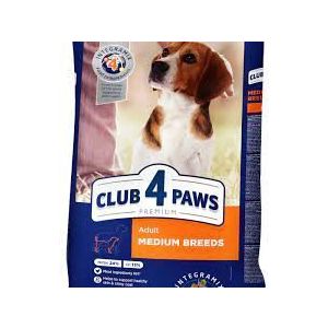 Club 4 Paws Medium Breed sausā barība vidējo šķirņu suņiem 14kg