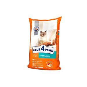 Club 4 Paws Sterilised barība sterilizētiem kaķiem ar vistu14kg