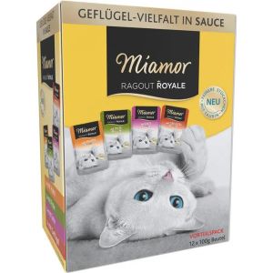MIAMOR RAG MB Sauce Poultry  konservi kaķiem – izlase 12x100g