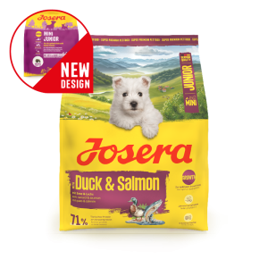 Josera Mini Junior With Duck&Salmon Barība Mazo Šķirņu Kucēniem 10kg (MiniJunior)