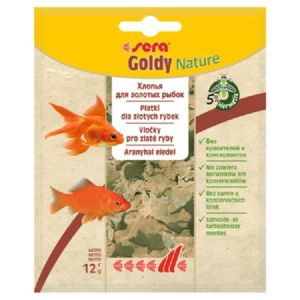 Sera Barība zivīm : Goldy Nature 12g`