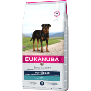  Eukanuba Rottweiler sausā barība rotveileriem ar vistu 12kg