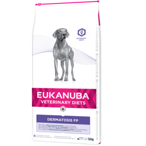 Eukanuba Veterinary Diets Dermatosis sausā diētiskā barība dermatožu un alerģiju gadījumos 12kg