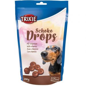 Trixie Chocolate Drops gardums suņiem dražejas ar šokolādes garšu 200g