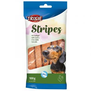 Trixie Stripes with poultry,  gardums suņiem ar vistas gaļu10 gab.,100g
