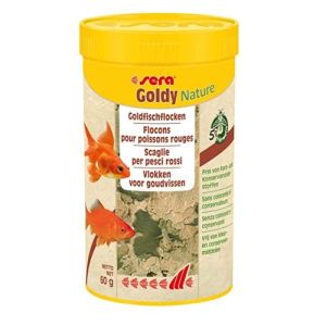 Sera Goldy Nature barība zelta zivtiņām, pārslas, 250 ml (60 g)