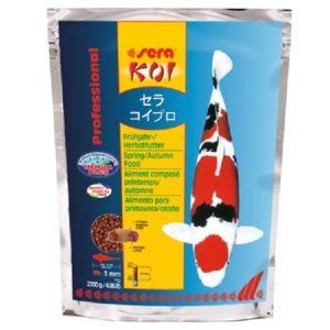 Sera KOI Professional Spring/Autumn barība  dīķu zivīm 2200g (3mm)