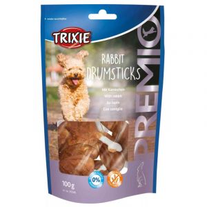 Trixie Premio Rabbit Drumsticks,gardums suņiem stilbiņi ar truša gaļu 8 gab./100 g