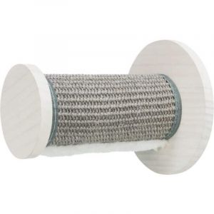  Trixie Climbing step for wall, sisal/pine wood,nagu asināšanas stabs ø 18 × 22 cm, white/grey