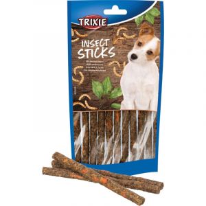 Trixie Insect Sticks with mealworms, gardums suņiem kukaiņu nūjiņas 80g
