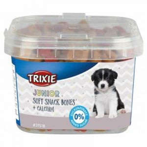 Trixie Junior Soft Snack Bones with calcium, gardumi kucāniem ar vistas gaļu,jēra gaļu un lasi 140g