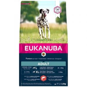 Eukanuba Adult Large Salmon,sausā barība suņiem ar lasi 2.5 kg