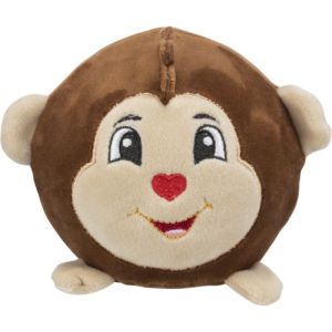 Trixie Plush Monkey round plīša rotaļlieta suņiem ar pīkstuli 11cm