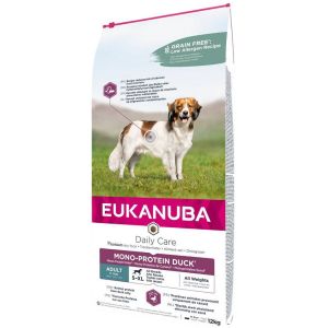 Eukanuba Adult MONO PROTEIN Duck sausā barība suņiem ar pīli 12kg