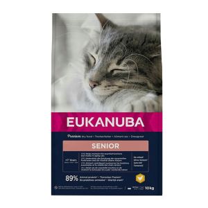 Eukanuba CAT Senior TOP CONDITION 7+ Chicken sausā barība gados vecākiem kaķiem 10 kg
