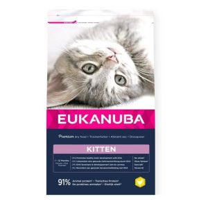 Eukanuba CAT KITTEN HEALTHY START Chicken sausā barība kaķēniem ar vistu 10 kg