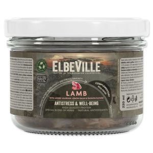 Elbeville Dog Tranquility & Well-being, Lamb With Added Valerian mitrā barība suņiem ar jēra gaļu, baldriānu un citronmētras 220ml