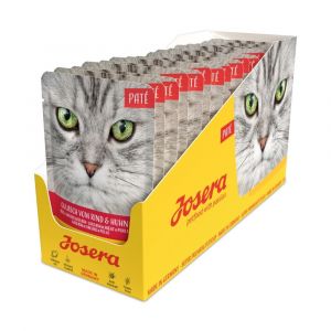 JOSERA konservi kaķiem PASTĒTE Beef&Chicken Goulash 16 x 85 g