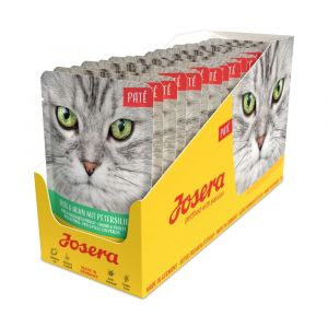 JOSERA konservi kaķiem PASTĒTE Duck & Chicken with Parsley 16 x 85 g