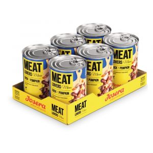 Josera Meat Lovers Menu Duck with pumpkin konservi suņiem ar pīli un ķirbi 6 x 800g