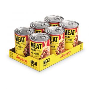 Josera Meat Lovers Menu Beef with Potato konservi suņiem ar liellopu un kartupeļiem 6 x 400g