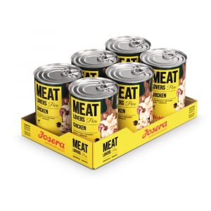 Josera Meat Lovers Pure Chicken konservi suņiem ar vistu 6x 800g