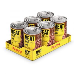 Josera Meat Lovers Pure Lamb konservi suņiem ar jēru 6 x 400g