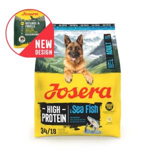 Josera High Protein Adult with Sea Fish barība pieaugušiem suņiem ar jūras zivīm 12.5kg
