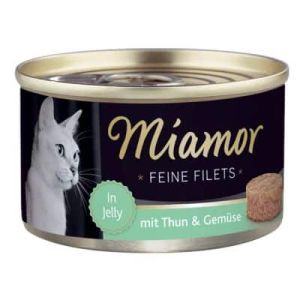 MIAMOR Feine Fillets konservi kaķiem ar tunci un dārzeņiem 100g