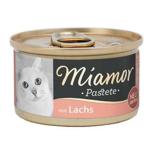 MIAMOR Pastete Lachs Konservi kaķiem pastēte ar lasi 100g