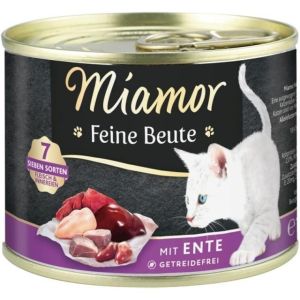 MIAMOR Feine Beute Ente konservi kaķiem ar pīles gaļu 185g
