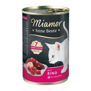 MIAMOR Feine Beute Rind konservi kaķiem ar liellopa gaļu 400g