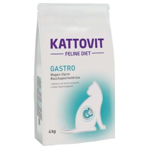 KATTOVIT Gastro, sausā barība kaķiem ar gremošanas traucējumiem 4kg