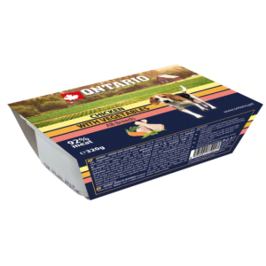 Ontario Dog Alucup Chicken With Vegetable konservi  suņiem vistas gaļa ar dārzeņiem 320g