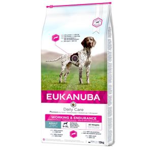 Eukanuba Working Endurance sausā barība suņiem ar paaugstinātu aktivitātes līmeni 15kg