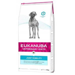 Eukanuba Veterinary Diets Joint Mobility barība suņiem ar vistu masas kontrolei un locītavu veselībai 12 kg