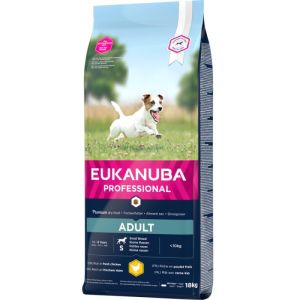  Eukanuba Adult Small Chicken sausā barība mazo šķirņu suņiem ar vistu 18kg