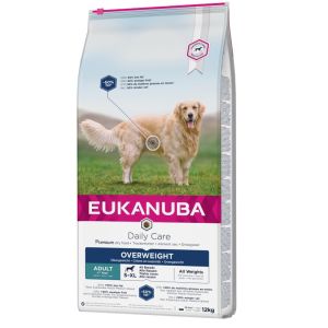 Eukanuba Adult EXWEIGHT sausā barība suņiem ar vistu un tītaru suņiem ar lieko svaru 12kg
