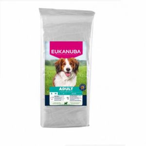 Eukanuba Adult Small and Medium Lamb and Rice sausā barība mazo un vidējo šķirņu suņiem ar jēru 18 kg